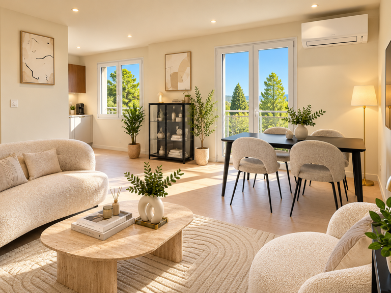 CANNES BASSE CALIFORNIE T3 TRAVERSANT SUD-OUEST 68M2 SOL REF — photo 1