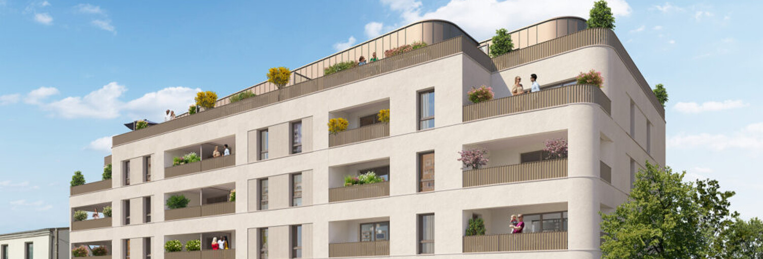 Appartement neuf T2, T3 Pièce 36 à 57 m² à vendre à Ambarès-et-Lagrave (33440)