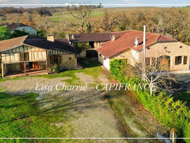 Propriete gasconne DEUX MAISONS 10 pièces de 324 m2 habitables sur 3159 m2 de terrain proche de NOGARO (32) — photo du bien