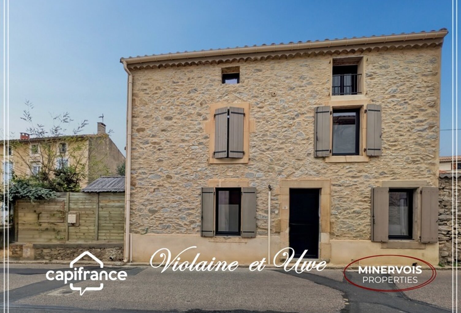 Maison de charme en pierre avec jardin sans vis-à-vis – Cesseras – Minervois — photo 1