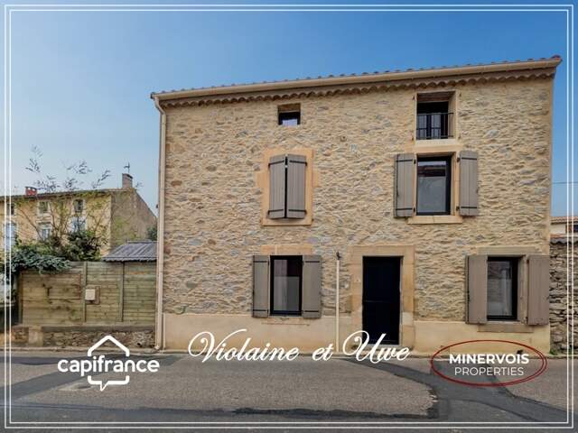 Maison de charme en pierre avec jardin sans vis-à-vis – Cesseras – Minervois — photo du bien