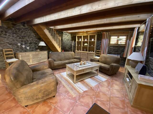Dpt Pyrénées Orientales (66), à vendre JUJOLS maison en pierres rénovée 4 pièces 128 m² terrasse, cave — photo du bien
