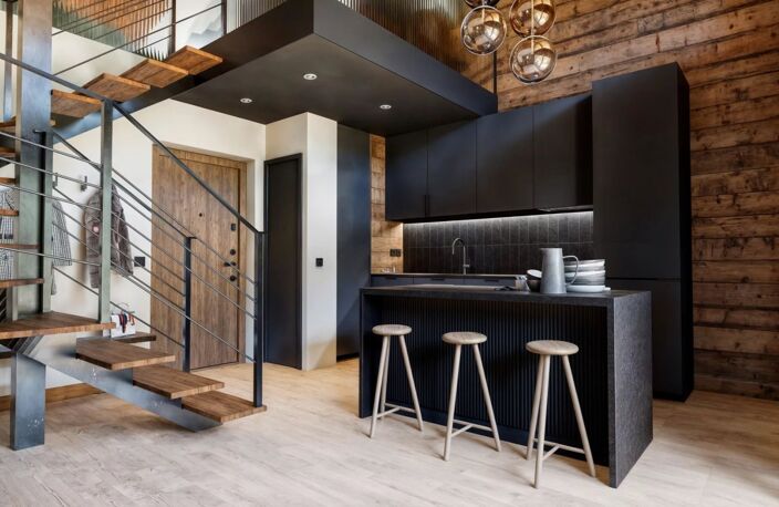Appartement T5 duplex dans chalet neuf de standing aux Houches — photo 3
