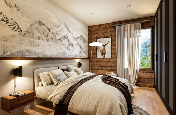 Appartement T5 duplex dans chalet neuf de standing aux Houches — photo 5