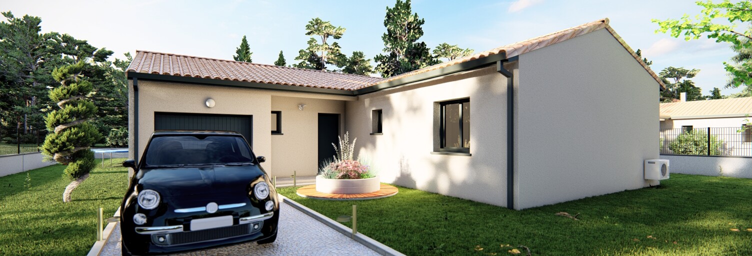 Maison 90 m² à construire Ondes (31330)