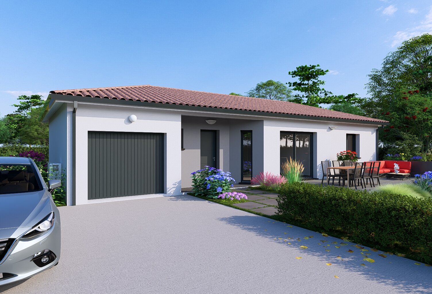 Belle maison moderne avec suite parentale — photo 1