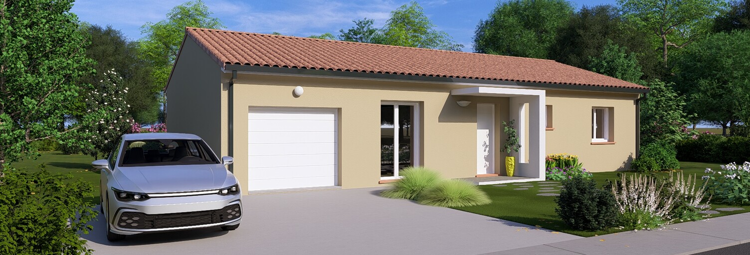 Maison 90 m² à construire La Magdelaine-sur-Tarn (31340)