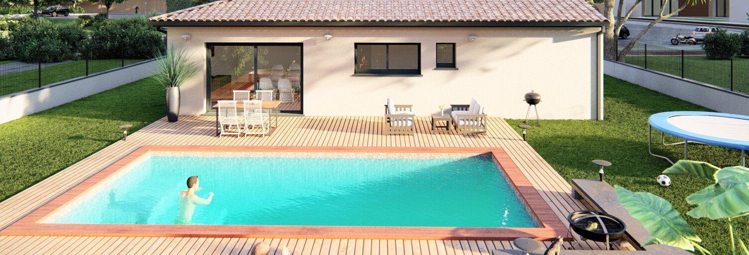 Maison 90 m² à construire La Magdelaine-sur-Tarn (31340)