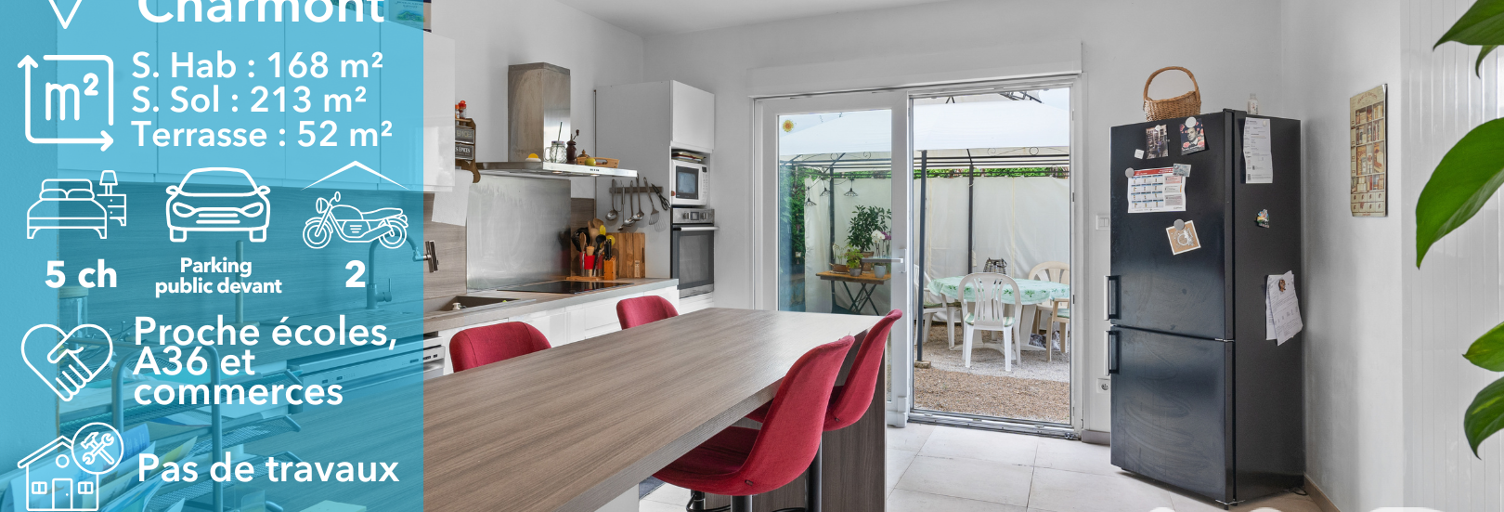 Appartement 7 Pièces 168 m² à vendre à Vieux-Charmont (25600)