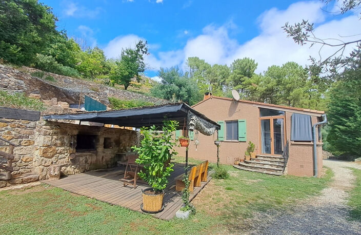 Coup de cœur Ardéchois : Maison de plain-pied avec vue imprenable et cabane observatoire à Malbosc — photo 2