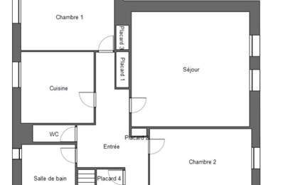 29520 Châteauneuf du Faou appartement  2 chambres 93 m² proche toutes commodités — photo du bien