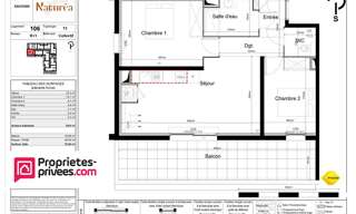 Appartement 3 Pièces 59 m² à vendre à Sauvian (34410)