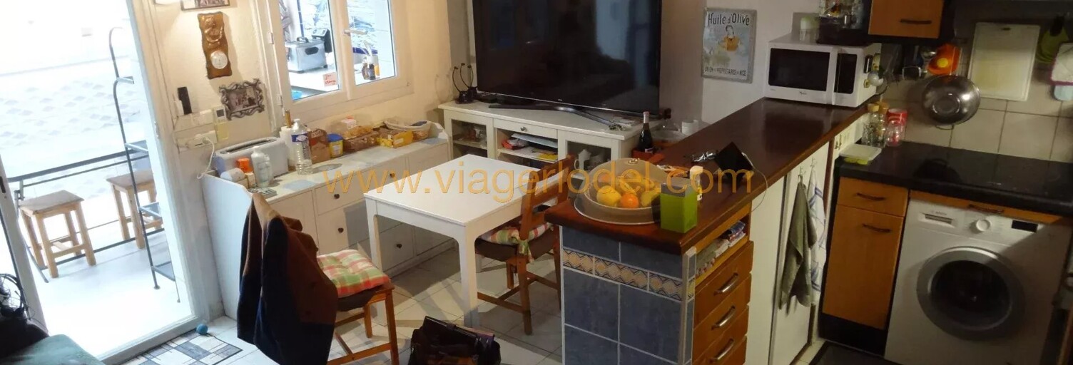 Appartement 42 m² en viager Sète (34200)