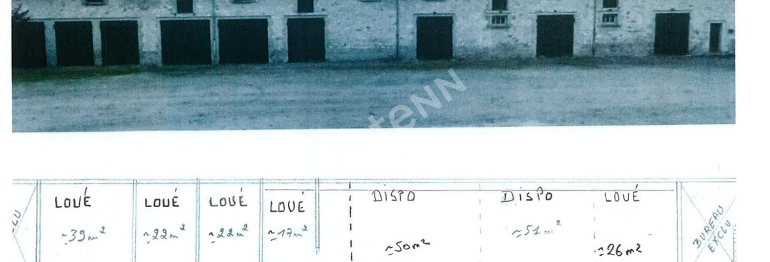 Garage  263 m² à louer à Villeneuve-sur-Aisne (02190)