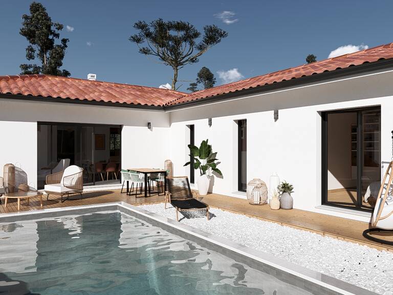 Maison moderne 4 chambres — photo 1