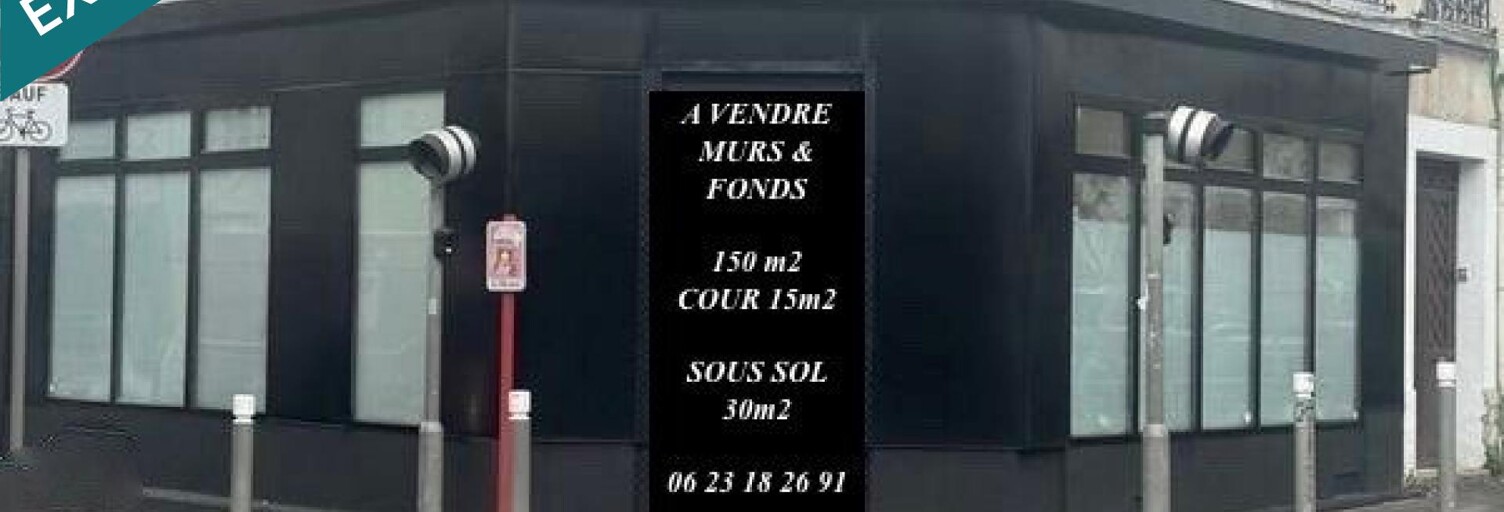 Commerce 1 Pièce 195 m² à vendre à Montreuil (93100)