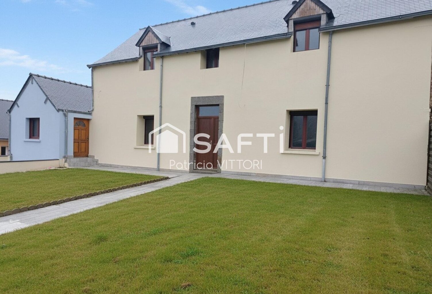 Maison 4 chambres dont une en rdc, 2 salles de bains, garage, terrain — photo 1