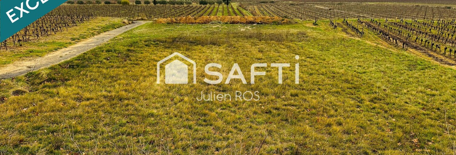 Terrain  1700 m² à vendre à Pouzolles (34480)