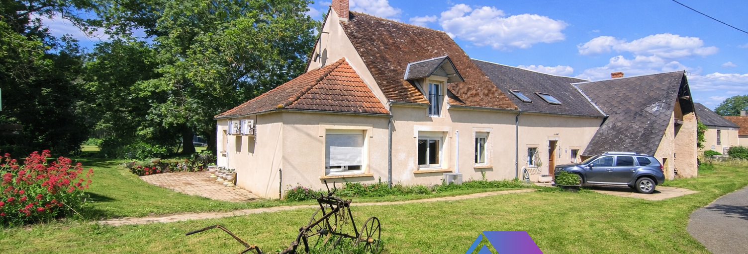 Maison 6 Pièces 156 m² à vendre à Saint-Jeanvrin (18370)