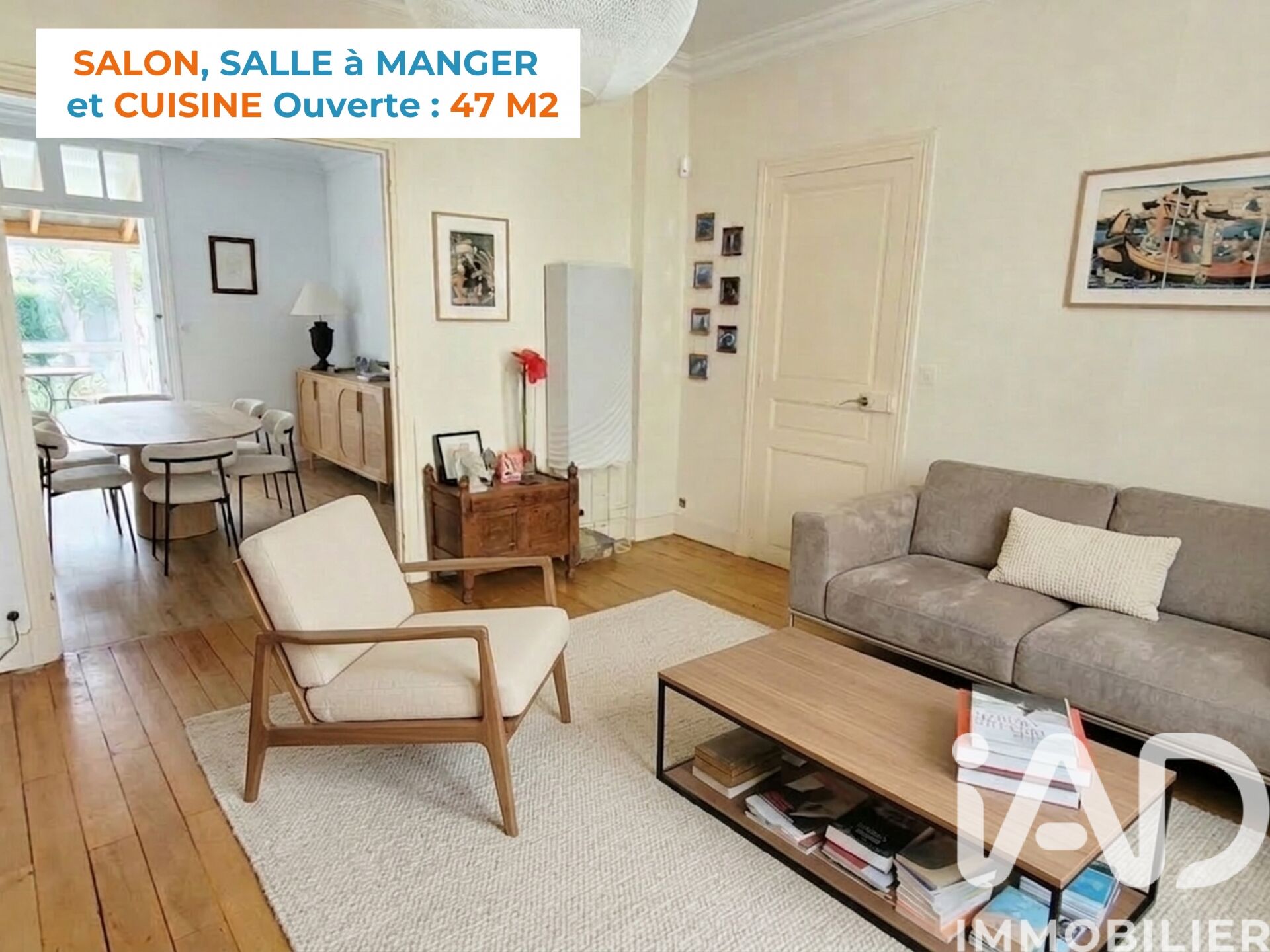 Tours - 135m² - 7p. - 4ch.