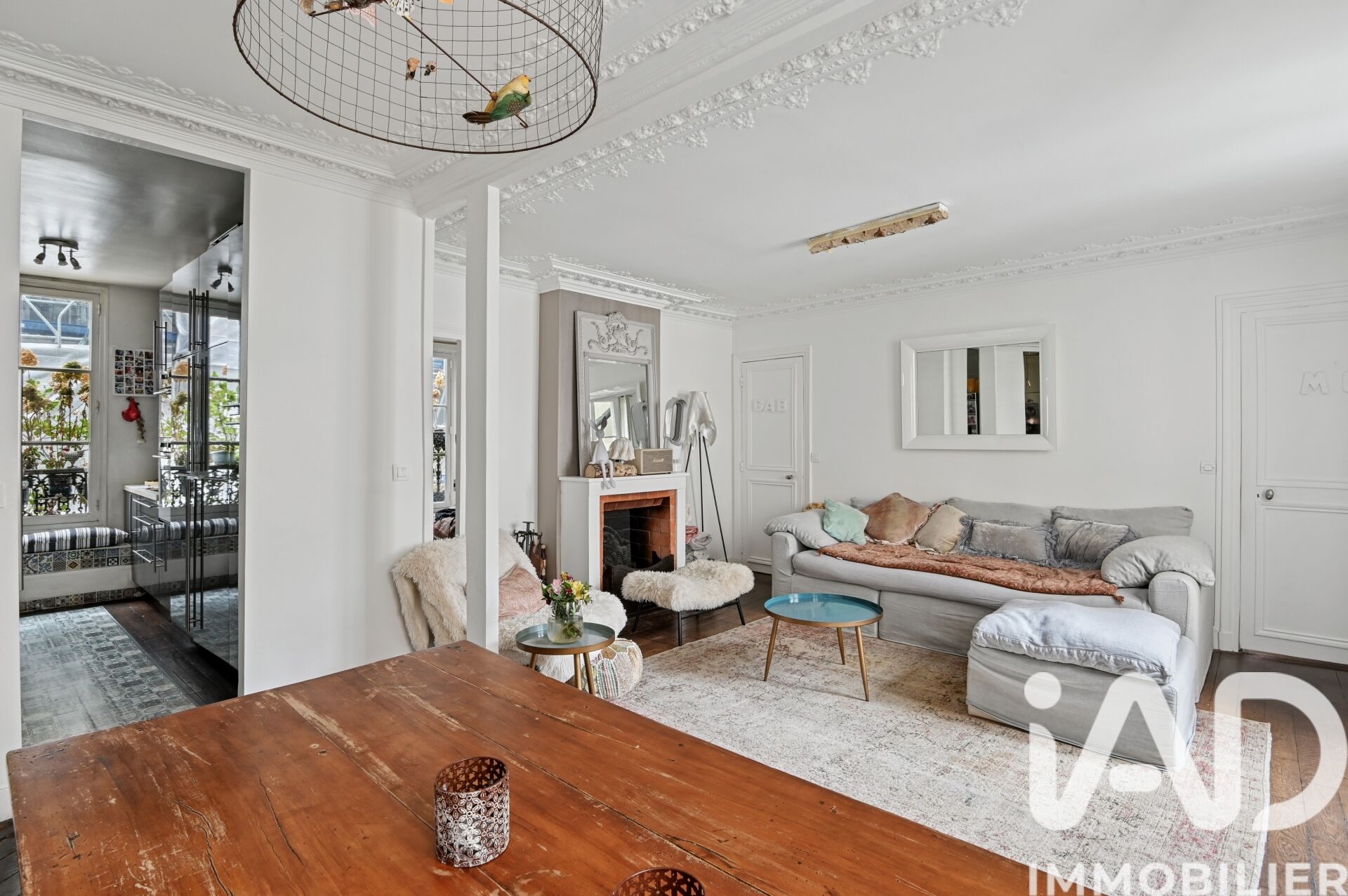 Paris 9e - 88m² - 4p. - 3ch.