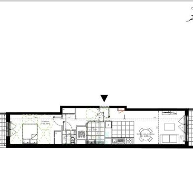 Appartement 2 pièces 265200 €