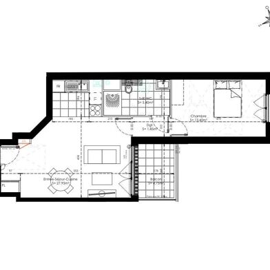 Appartement 2 pièces 248500 €