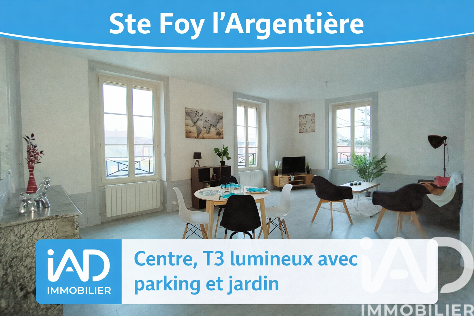 Ste-Foy-L-Argentiere - 64m² - 3p. - 2ch.