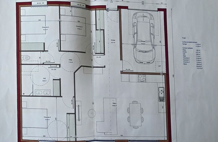 Terrain constructible avec permis de construire purgé SURGERES — photo 2