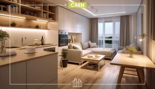 Appartement 1 pièces  à vendre Caen 14000