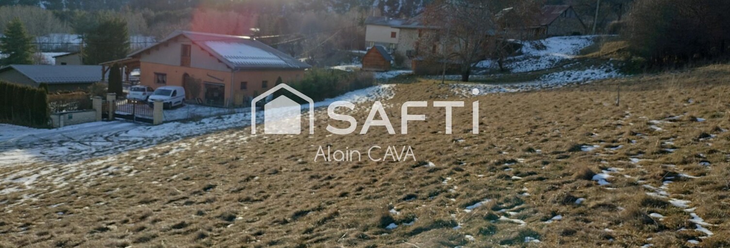 Terrain  1513 m² à vendre à Montclar (04140)