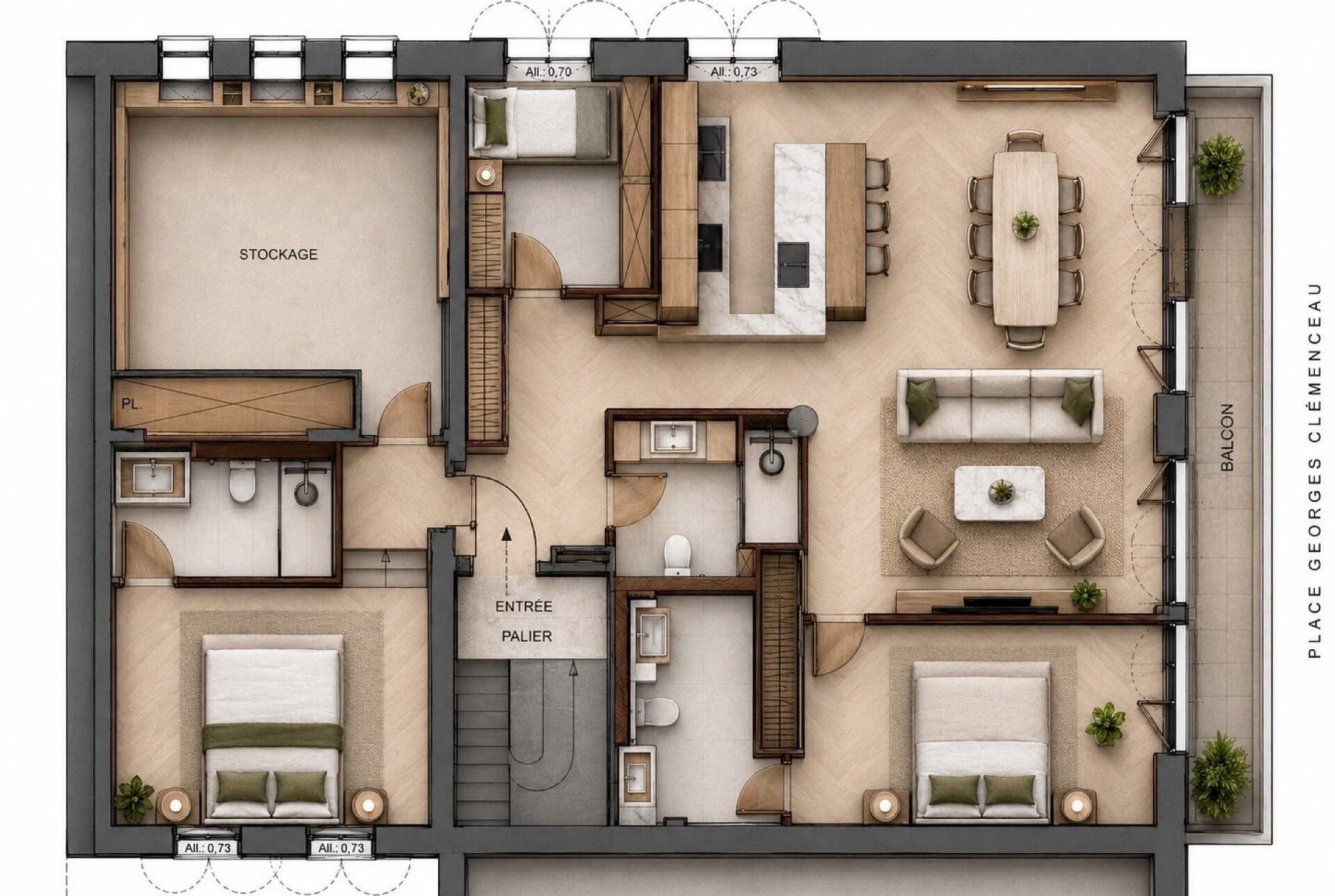 Photo Appartement de 4 pièces Beaulieu sur Mer