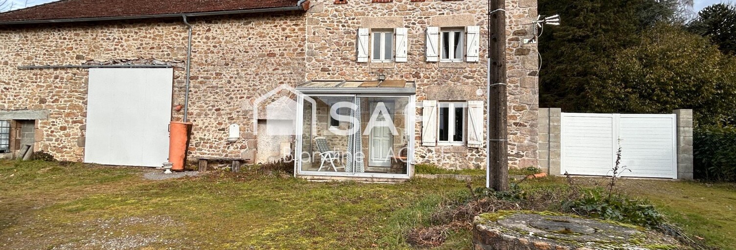 Maison 4 Pièces 122 m² à vendre à La Jonchère-Saint-Maurice (87340)