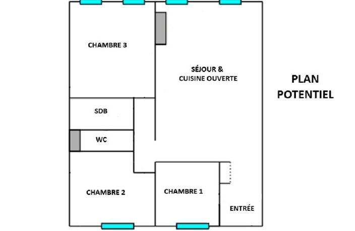 Appartement de 4 pièces principales — photo 2