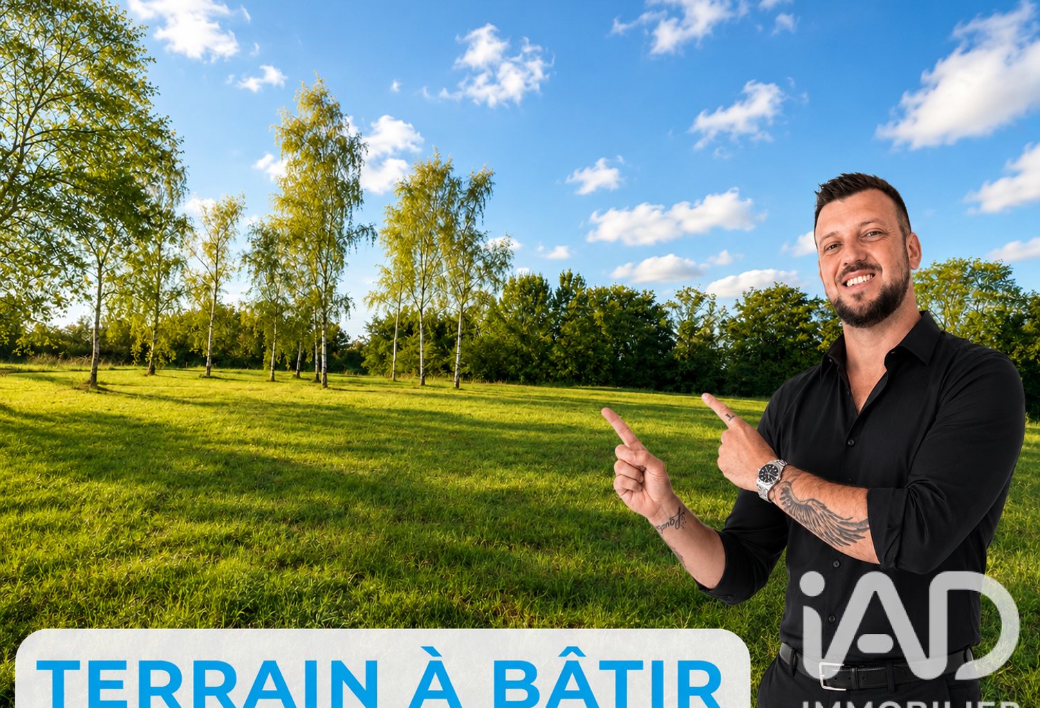 Vente Terrain à bâtir 1 125 m&sup2; — photo 1