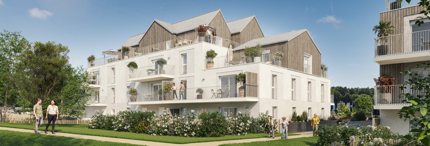 Appartement neuf T2, T3, T4 Pièce 42 à 80 m² à vendre à Saint-Avé (56890)