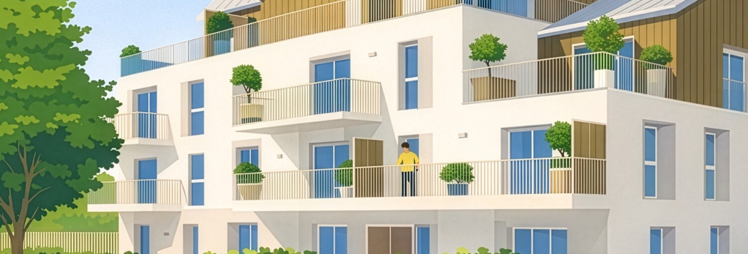 Appartement neuf T2, T3, T4 Pièce 42 à 80 m² à vendre à Saint-Avé (56890)