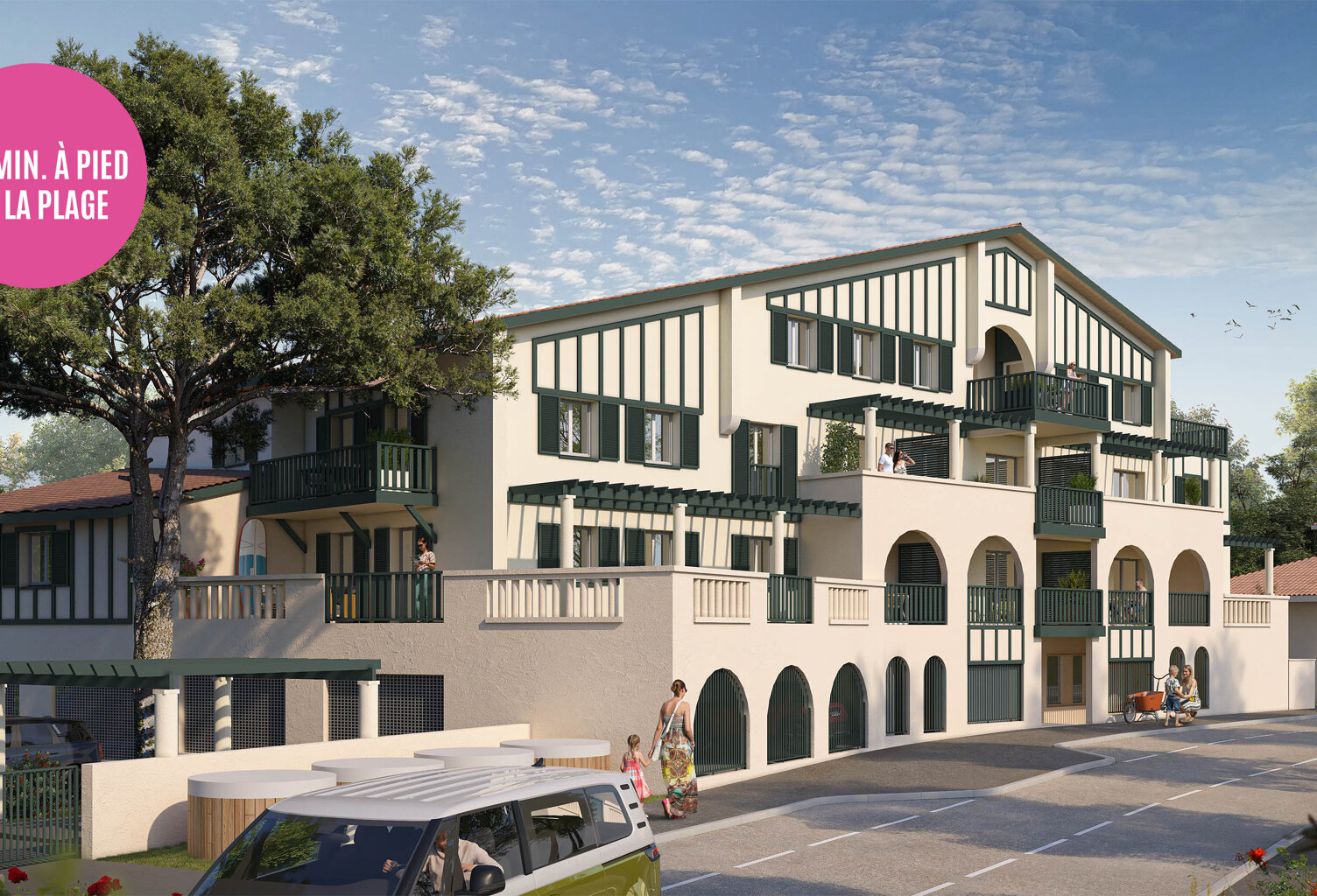 Vente programme neuf T2, T3 37 à 66 m² Sanguinet (40460) — photo 1