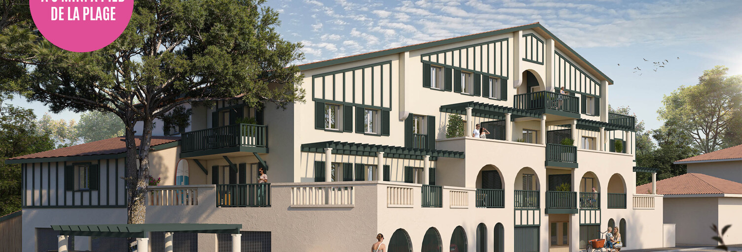 Appartement neuf T2, T3, T4 Pièce 37 à 77 m² à vendre à Sanguinet (40460)