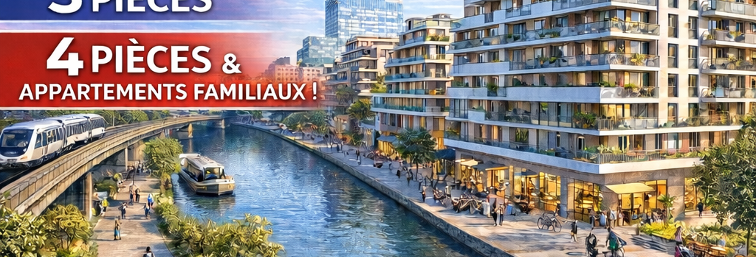 Appartement 2 Pièces 61 m² à vendre à Pantin (93500)