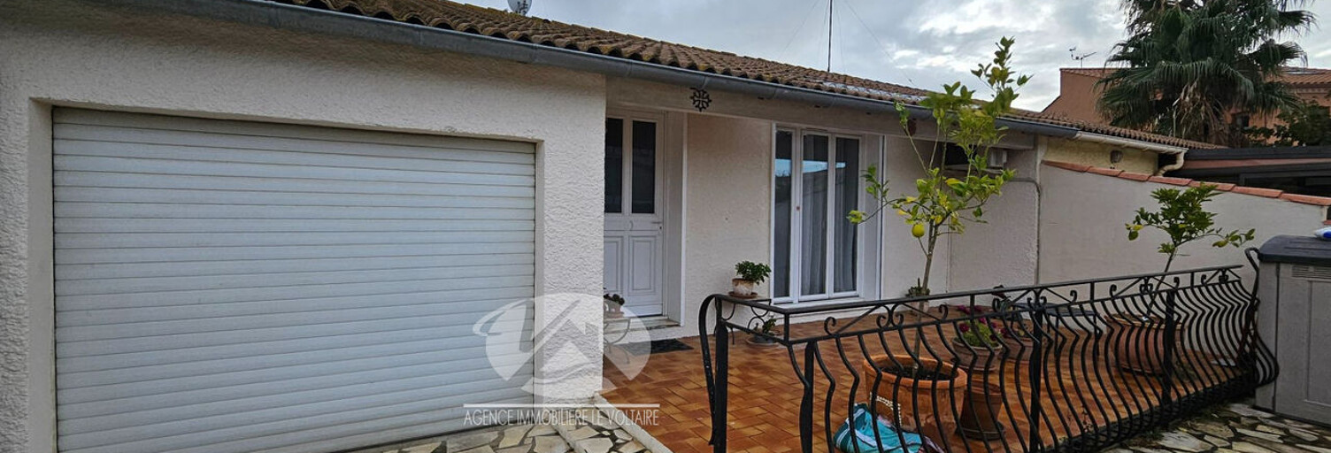 Maison 3 Pièces  m² à louer à Sauvian (34410)