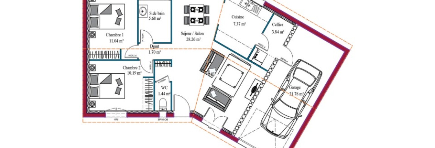 Maison 3 Pièces 113 m² à vendre à Audenge (33980)