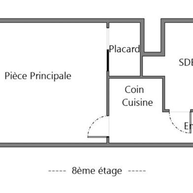 Appartement 1 pièces 590 €
