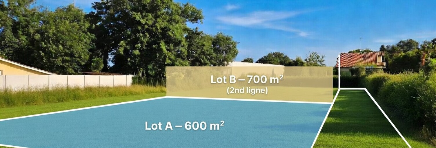 Terrain 700 m² à construire Lanton (33138)
