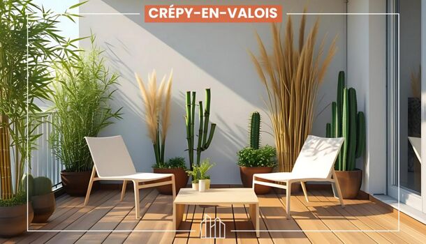 Appartement 4 pièces  à vendre Crépy-en-Valois 60800