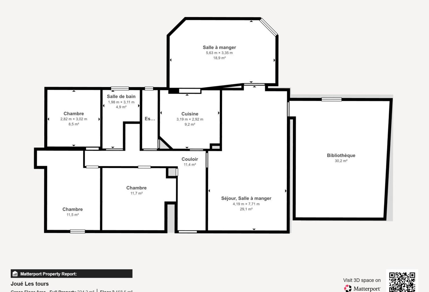 Maison familliales sur JOUE LES TOURS 171m² /228m² — photo 1