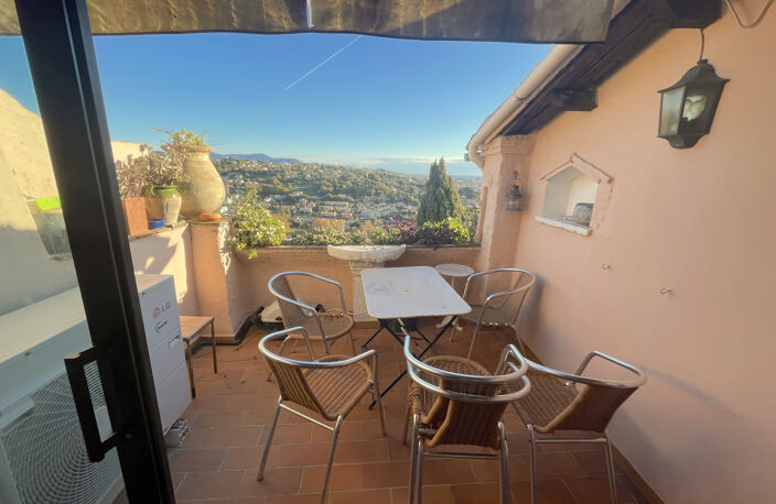 Haut de Cagnes maison de village terrasse vue mer — photo 2
