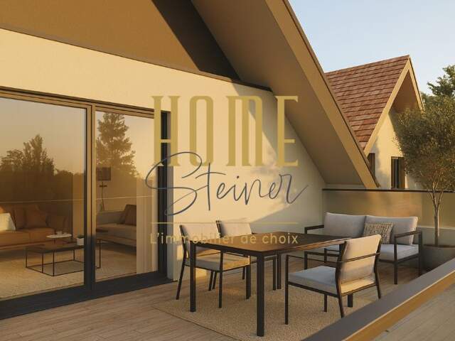 ATTIQUE EN DUPLEX À HOCHSTETT | TERRASSE AVEC VUE EXCEPTIONNELL — photo du bien