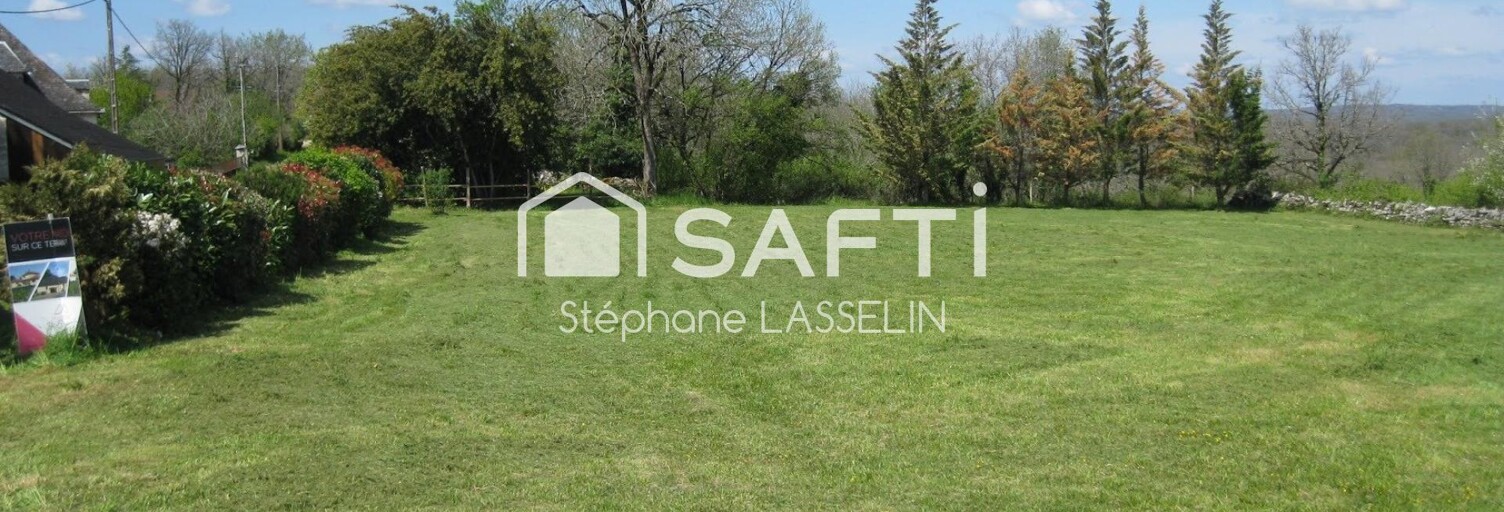 Terrain  1847 m² à vendre à Cuzance (46600)