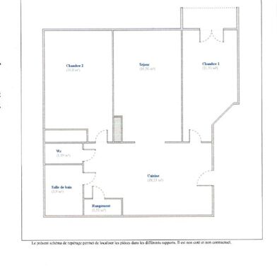 Appartement 3 pièces 375000 €